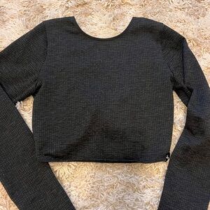 Black Long Sleeve Women's Top